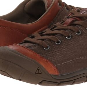 KEEN Men's CNX II‎ Lace Mesh Hiking Shoe, Size 11, Brown And Orange, Camping